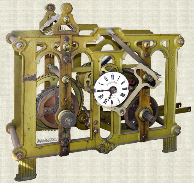 Orologio del campanile di Osais